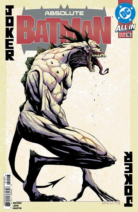 ABSOLUTE BATMAN #15 Third Printing (Limit 2 Per Cover) (rel:04/15)~