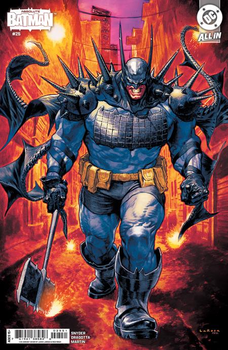 ABSOLUTE BATMAN #25 (Limit 1 Per Customer) CVR K INC 1:25 LEWIS LAROSA CARD STOCK VAR (rel:10/28)