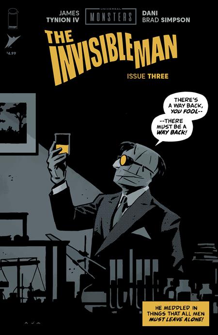 UNIVERSAL MONSTERS THE INVISIBLE MAN #3 (OF 4) CVR C INC 1:10 DAVID AJA PULP VAR (Limit 1 Per Customer) (rel:10/22)