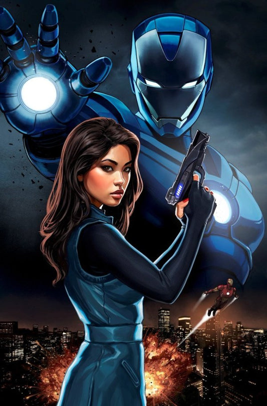 IRON MAN #1 (Limit 1 Per Customer) IVAN TALAVERA MELINDA MAY VIRGIN VARIANT[1:25] (rel:01/28)