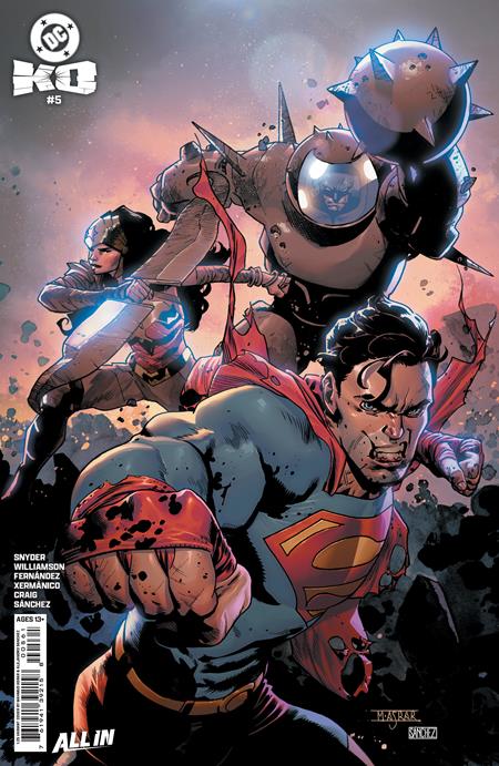 DC K.O. #5 (OF 5) (Limit 1 Per Customer) CVR K INC 1:25 MAHMUD ASRAR CARD STOCK VAR (rel:03/04)