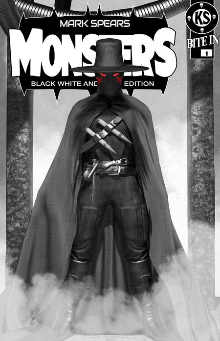 MARK SPEARS MONSTERS #1 7TH PTG BLACK WHITE & DEAD EDITION (Limit 1 Per Cover) (rel:09/16)
