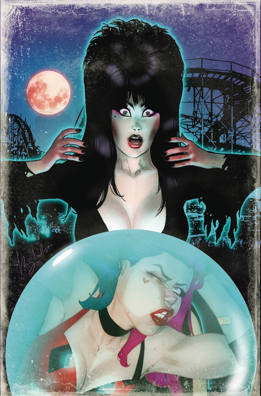 HARLEY QUINN X ELVIRA #1 CVR N INC 1:10 BEN CALDWELL VIRGIN VAR (Limit 2 Per Cover) (rel:10/01)
