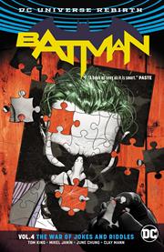 BATMAN (REBIRTH) TP VOL 04 THE WAR OF JOKES AND RIDDLES (2025 EDITION) (rel:2/11)