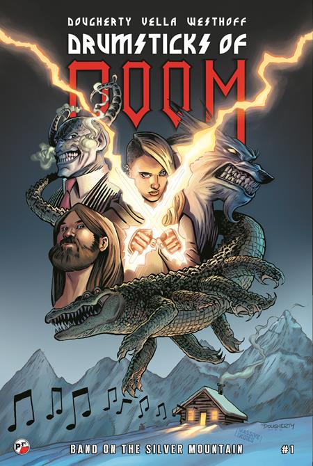 DRUMSTICKS OF DOOM BAND ON THE SILVER MOUNTAIN #1 (OF 3) (Limit 2 Per Cover) (rel:09/30)