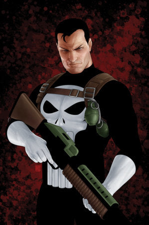 PUNISHER #1 JOHN TYLER CHRISTOPHER NEGATIVE SPACE VIRGIN 2ND PRINTING VARIANT (Limit 2 Per Cover) (rel:04/08)~
