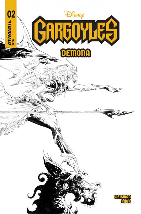 GARGOYLES DEMONA #2 CVR K INC 1:7 JAE LEE LINE ART FOC BONUS VAR (Limit 2 Per Cover) (rel:07/30)