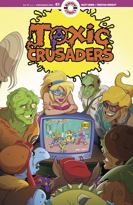 TOXIC CRUSADERS #1 (OF 5) CVR C 5 COPY RETROWARE GAME ART UNLOCK VAR (MR) (rel:09/10)
