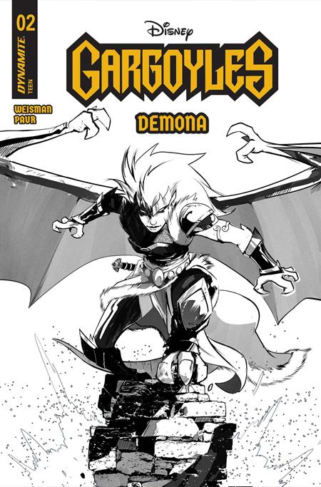 GARGOYLES DEMONA #2 CVR L INC 1:7 SEBASTIAN PIRIZ LINE ART FOC BONUS VAR (Limit 2 Per Cover) (rel:07/30)