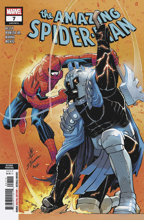 AMAZING SPIDER-MAN #7 JOHN ROMITA JR. 2ND PRINTING VARIANT (Limit 2 Per Cover) (rel:08/13)~