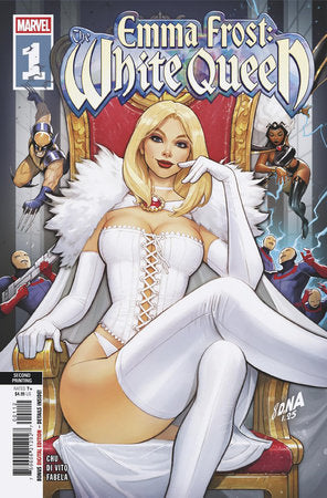 EMMA FROST: THE WHITE QUEEN #1 DAVID NAKAYAMA 2ND PRINTING VARIANT (Limit 2 Per Cover) (rel:07/30)~