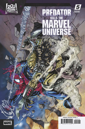 PREDATOR KILLS THE MARVEL UNIVERSE #5 (Limit 1 Per Customer) SERGIO DAVILA VARIANT[1:25] (rel:12/31)