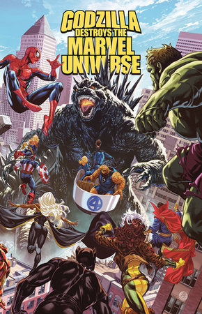 Godzilla Destroys the Marvel Universe TP (Limit 2 Per Cover) (rel:03/17)