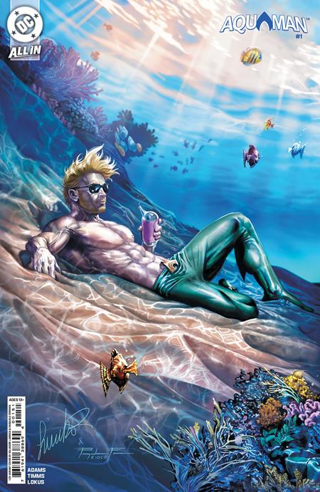 AQUAMAN #1 CVR F INC 1:25 SALVADOR LARROCA CARD STOCK VAR (rel:01/08)~