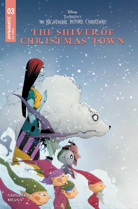 THE SHIVER OF CHRISTMAS TOWN #3 (Limit 2 Per Cover) TIM BURTONS THE NIGHTMARE BEFORE CHRISTMAS (rel:03/04)~