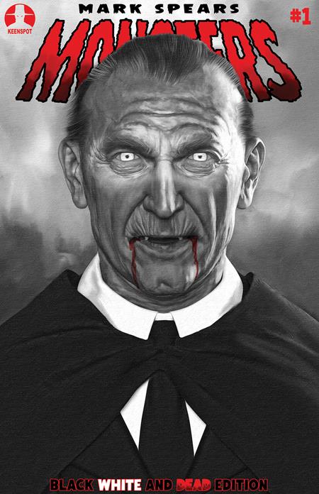 MARK SPEARS MONSTERS #1 7TH PTG BLACK WHITE & DEAD EDITION (Limit 1 Per Customer) CVR E INC 1:25 MARK SPEARS HUNGRY FOR BLOOD VAR (rel:09/16)