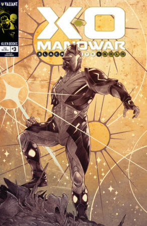 X-O Manowar: Black, White & Gold #3 (Limit 2 Per Cover) (rel:12/23)
