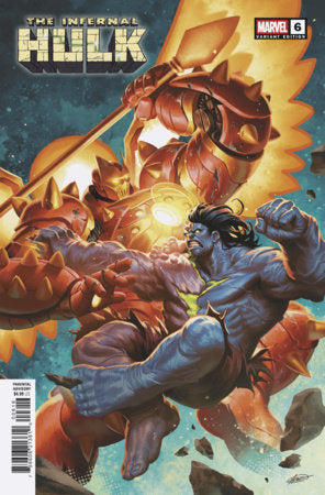 INFERNAL HULK #6 MATEUS MANHANINI VARIANT[1:25] (Limit 1 Per Customer) (rel:04/22)