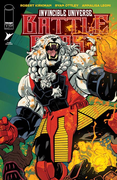 INVINCIBLE UNIVERSE BATTLE BEAST #1 3RD PTG (Limit 2 Per Cover) (rel:07/09)~