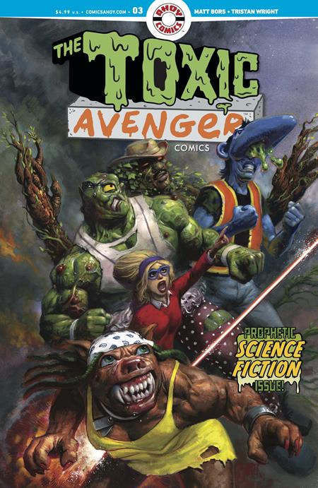TOXIC AVENGER COMICS #3 (Limit 2 Per Cover) (rel:09/17)