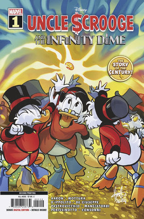 UNCLE SCROOGE AND THE INFINITY DIME #1 MIRKA ANDOLFO 2ND PRINTING VARIANT