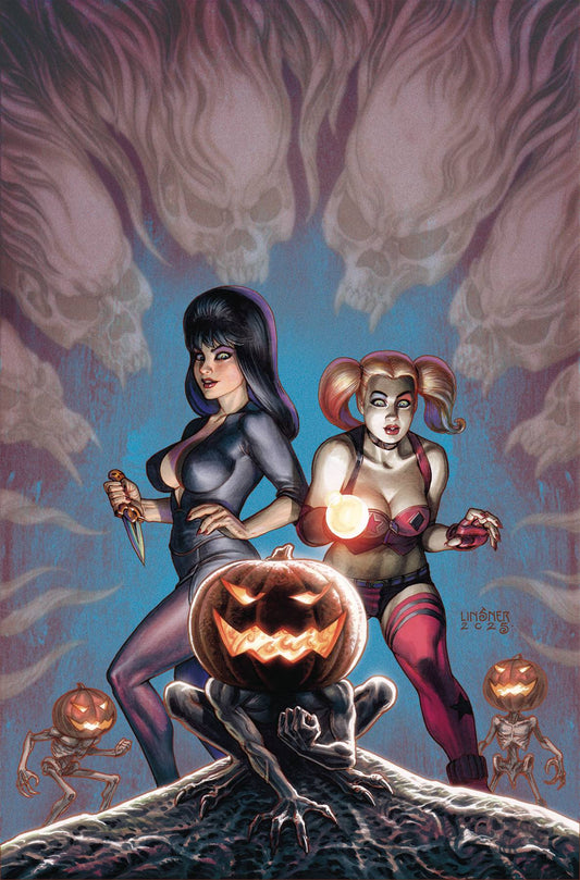 HARLEY QUINN X ELVIRA #1 CVR T INC 1:30 JOSEPH MICHAEL LINSNER VIRGIN VAR (rel:10/01)