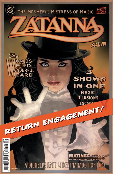 ZATANNA (2026) #1 (Limit 2 Per Cover) (rel:04/29)~