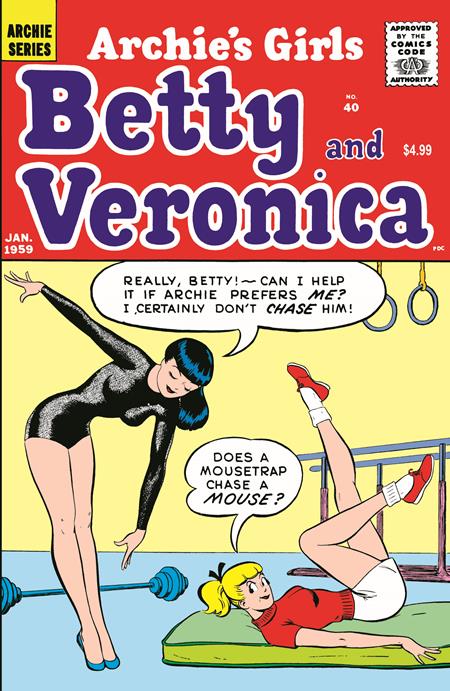ARCHIE FACSIMILE #8 BETTY AND VERONICA #40 (Limit 2 Per Cover) (rel:10/29)