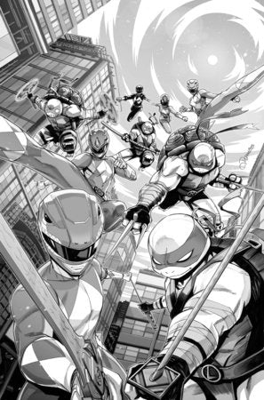 Mighty Morphin Power Rangers/ Teenage Mutant Ninja Turtles III #1 G 1:10 INCV (Full Art, Zonno)[1:10]  (Limit 2 Per Cover) (rel:08/13)