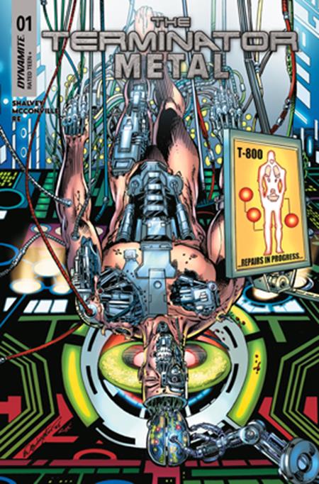 TERMINATOR METAL #1 CVR E BOB LAYTON FOIL VAR (Limit 2 Per Cover) (rel:10/29)