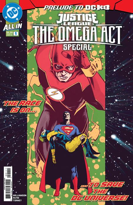 JUSTICE LEAGUE THE OMEGA ACT SPECIAL #1 (ONE SHOT) (DC K.O.) (Limit 2 Per Cover) (rel:10/01)~