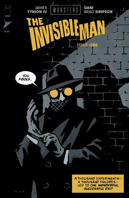 UNIVERSAL MONSTERS THE INVISIBLE MAN #1 (OF 4) CVR C INC 1:10 DAVID AJA PULP VAR (rel:08/27)