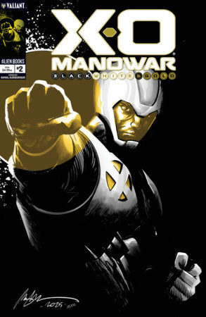 X-O Manowar: Black, White & Gold #2 (Limit 2 Per Cover) (rel:12/09)