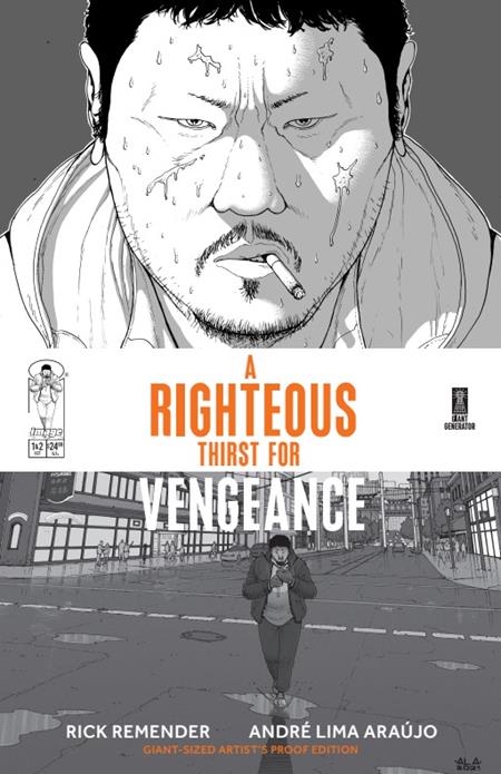 RIGHTEOUS THIRST FOR VENGEANCE GIANT SIZED ARTISTS PROOF EDITION #1 (MR) (Limit 2 Per Cover) (rel:10/22)