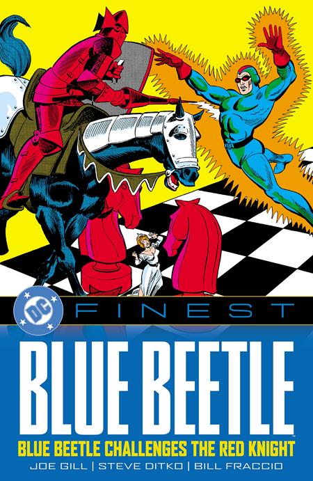 DC FINEST BLUE BEETLE BLUE BEETLE CHALLENGES THE RED KNIGHT TP (Limit 2 Per Cover) (rel:08/12)