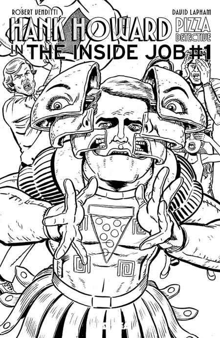 HANK HOWARD, PIZZA DETECTIVE THE INSIDE JOB #1 (ONE SHOT) (Limit 1 Per Cover) (rel:07/08)