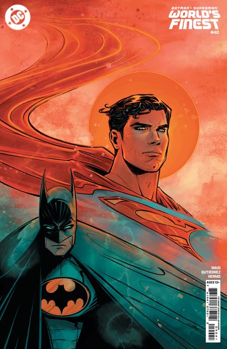 BATMAN SUPERMAN WORLDS FINEST #40 CVR E INC 1:25 SKYLAR PATRIDGE CARD STOCK VAR (rel:06/18)
