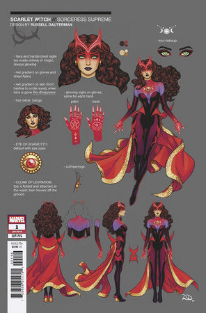 SORCERER SUPREME #1 (Limit 1 Per Customer) RUSSELL DAUTERMAN DESIGN VARIANT[1:10] (rel:12/31)