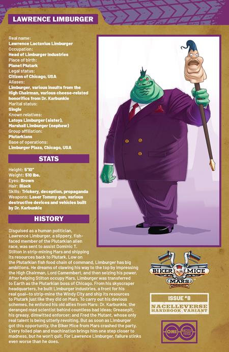 BIKER MICE FROM MARS (2025) #8 (Limit 2 Per Cover) (rel:01/21)