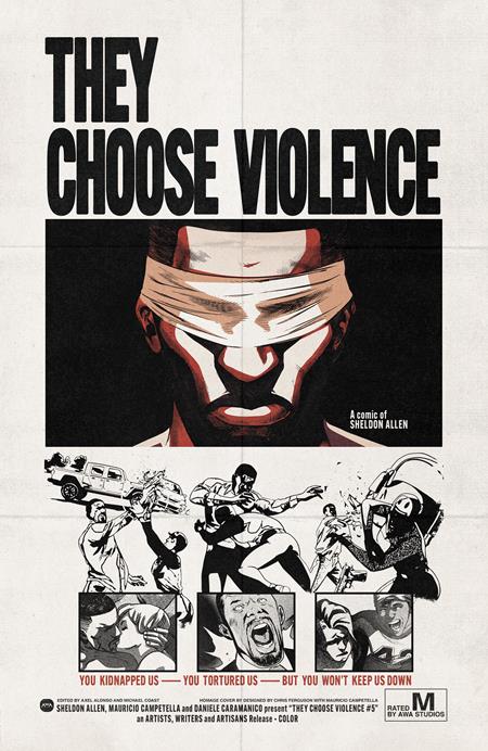THEY CHOOSE VIOLENCE #5 (OF 5) (MR) (Limit 2 Per Cover) (rel:10/15)