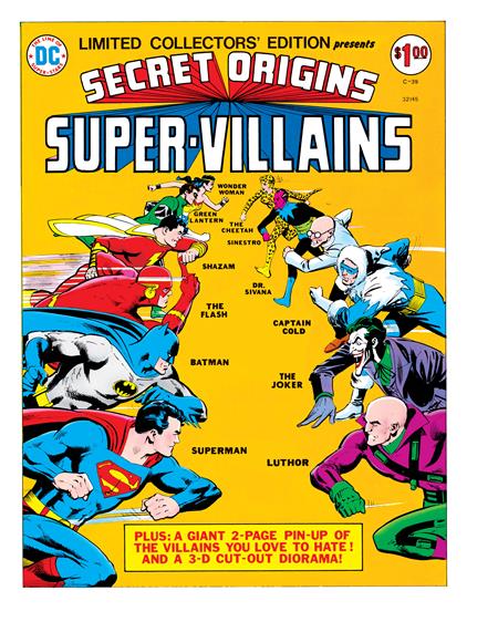 LIMITED COLLECTORS EDITION #39 (Limit 2 Per Cover) SECRET ORIGINS SUPER-VILLAINS FACSIMILE EDITION (rel:02/25)