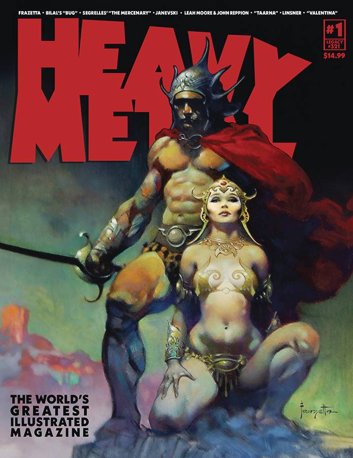 HEAVY METAL MAGAZINE #1 (rel:04/30)