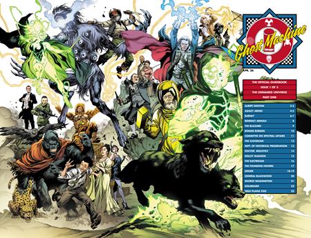 GHOST MACHINE THE OFFICIAL GUIDEBOOK #1 (OF 5) (Limit 1 Per Cover) (rel:04/01)~