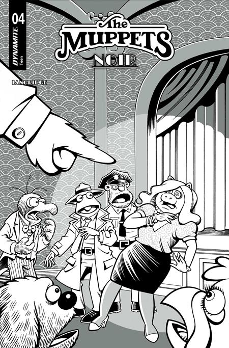 MUPPETS NOIR #4 CVR E INC 1:15 ROGER LANGRIDGE LINE ART VAR (Limit 1 Per Customer) (rel:06/10)