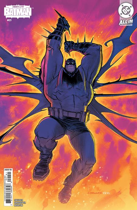 ABSOLUTE BATMAN #21 (Limit 1 Per Customer) CVR E INC 1:25 CHRIS BRUNNER CARD STOCK VAR (rel:06/17)