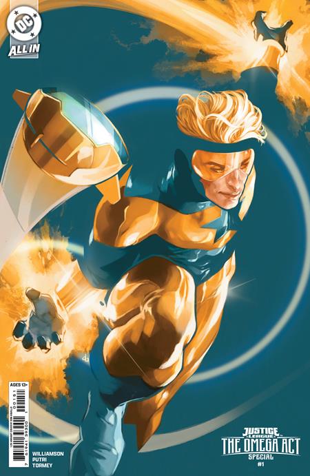 JUSTICE LEAGUE THE OMEGA ACT SPECIAL #1 (ONE SHOT) CVR E INC 1:25 DON AGUILLO CARD STOCK VAR (DC K.O.) (rel:10/01)