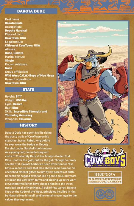 WILD WEST COW-BOYS OF MOO MESA #2 (OF 4) (Limit 2 Per Cover) (rel:10/15)