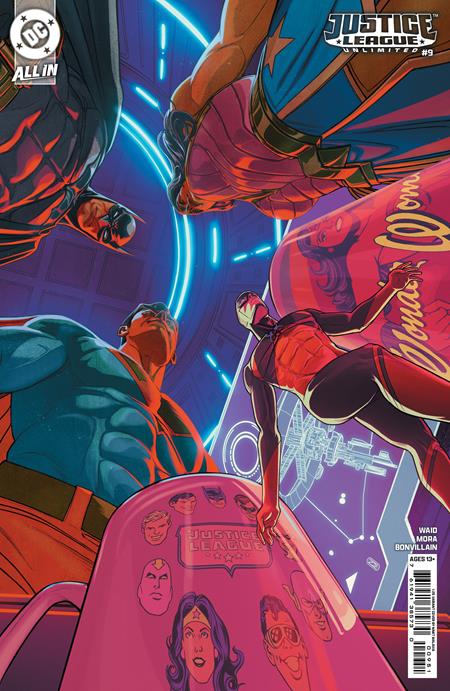 JUSTICE LEAGUE UNLIMITED #9 CVR G INC 1:25 NIMIT MALAVIA CARD STOCK VAR (WE ARE YESTERDAY) (rel:07/23)