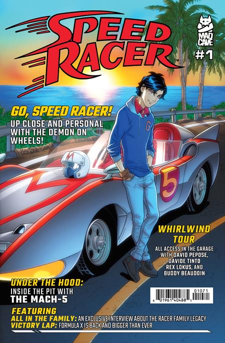 SPEED RACER #1 CVR G 10 COPY CHRIS BATISTA CAR MAGAZINE HOMAGE UNLOCK VAR (Limit 2 Per Cover) (rel:07/30)