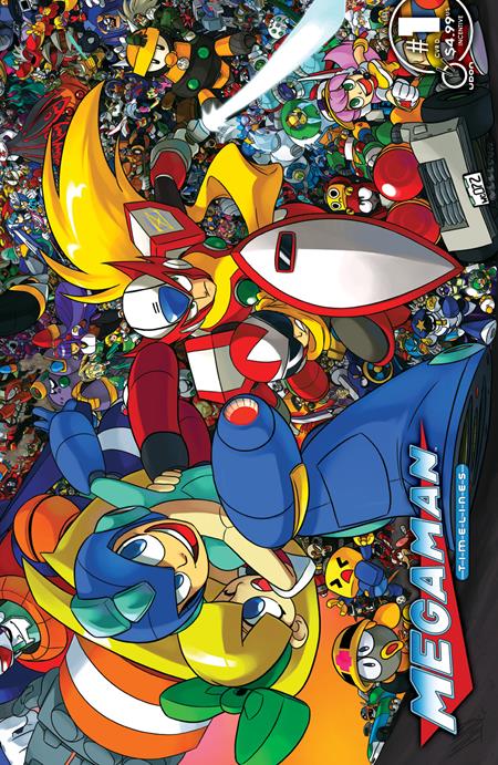 MEGA MAN TIMELINES #1 (ONE SHOT) CVR D INC 1:5 ANDREW DICKMAN WRAPAROUND VAR (rel:05/28)